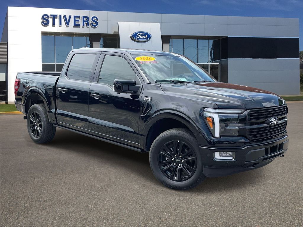 Black Metallic 2026 Ford F-150 Pickup Truck Four-Wheel Drive Automatic