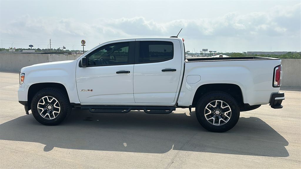 2021 GMC Canyon AT4 w/Leather White at AutoSavvy Houston Southwest