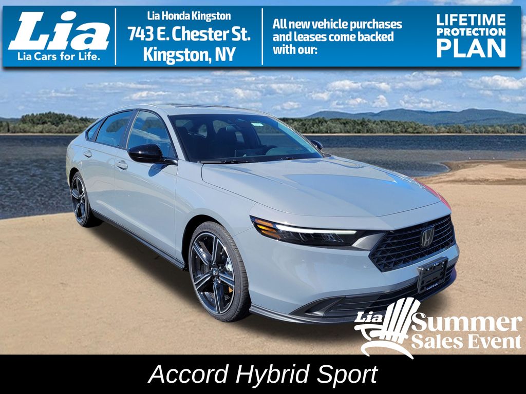 Urban Gray Pearl 2026 Honda Accord Hybrid Sedan Front-Wheel Drive Continuously Variable Transmission