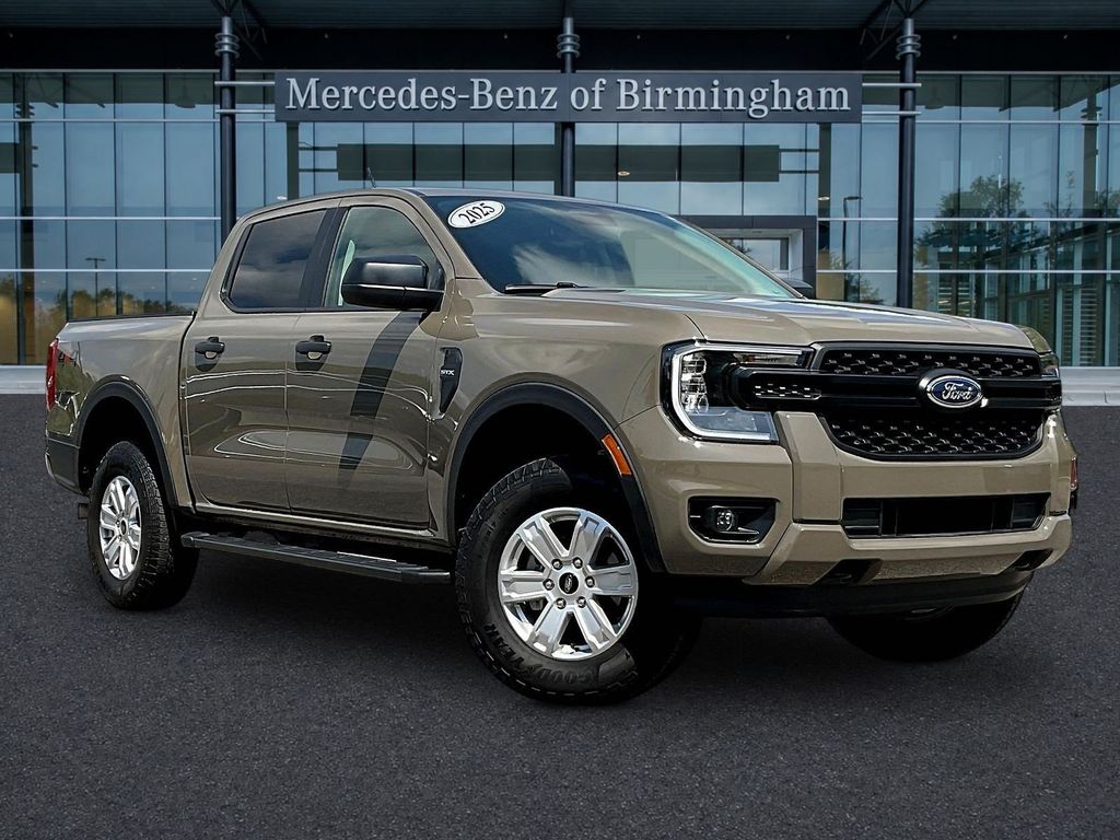 Marsh Gray 2025 Ford Ranger Pickup Truck Four-Wheel Drive Automatic