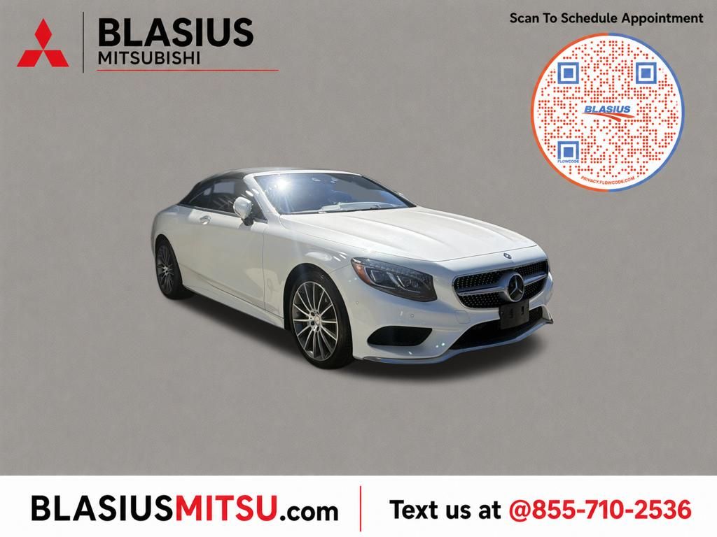 designo Cashmere White Magno (Matte Finish) 2017 Mercedes-Benz S-Class Convertible Rear-Wheel Drive 9-Speed Automatic