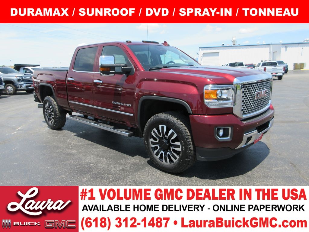 Deep Garnet Metallic 2016 GMC Sierra 3500HD Pickup Truck Four-Wheel Drive 6-Speed Automatic