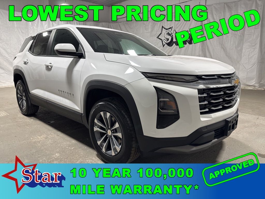 Summit White 2025 Chevrolet Equinox LT FWD SUV / Crossover Front-Wheel Drive Continuously Variable Transmission