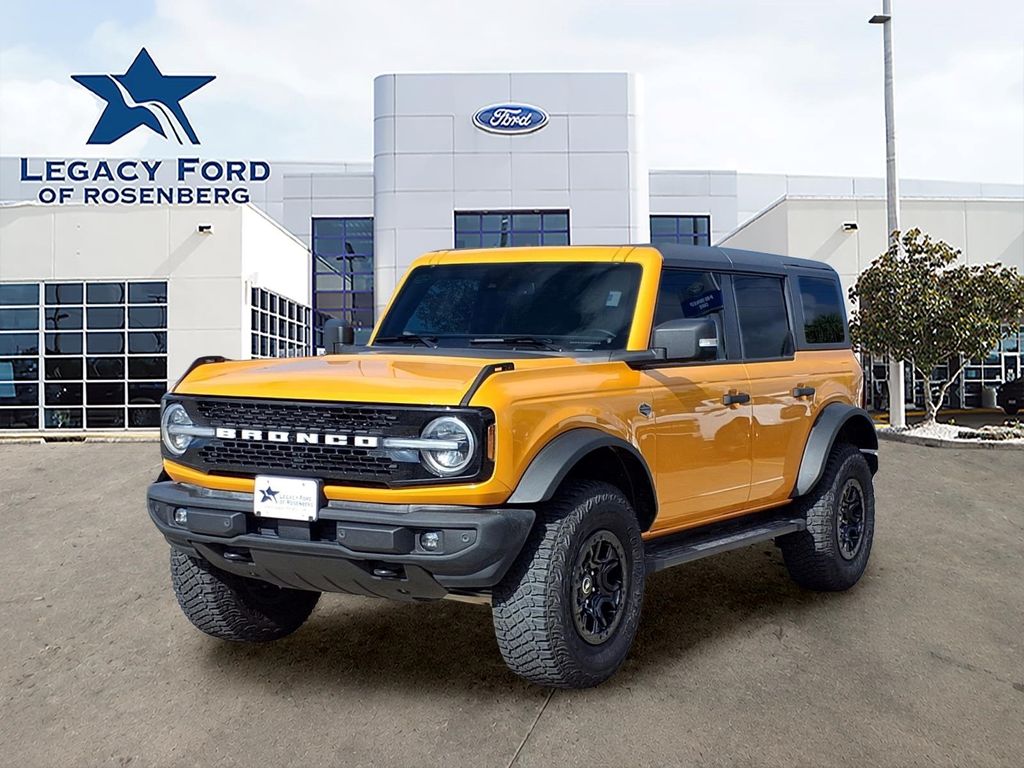 2022 Ford Bronco Wildtrak Orange at AutoSavvy Houston Northwest