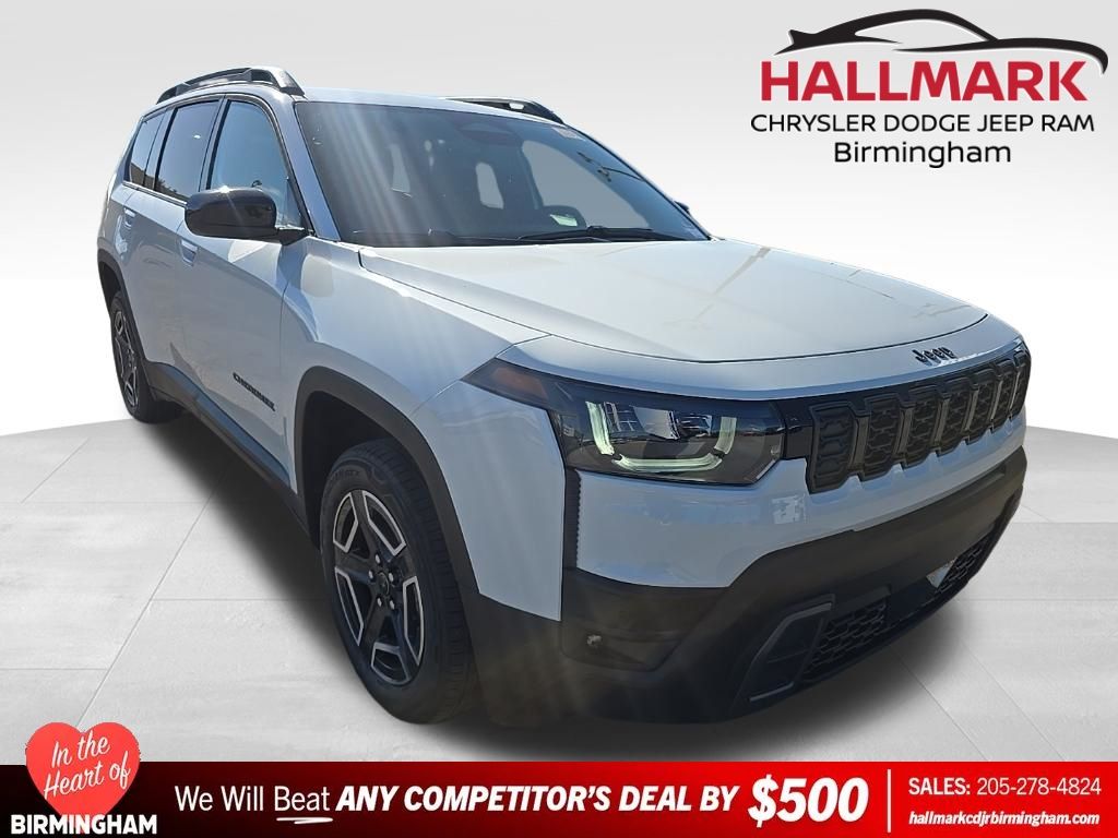 Bright White Clearcoat 2026 Jeep Cherokee Laredo 4WD SUV / Crossover Four-Wheel Drive Continuously Variable Transmission