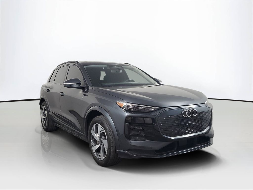 Manhattan Gray Metallic 2025 Audi Q6 e-tron SUV / Crossover All-Wheel Drive Automatic