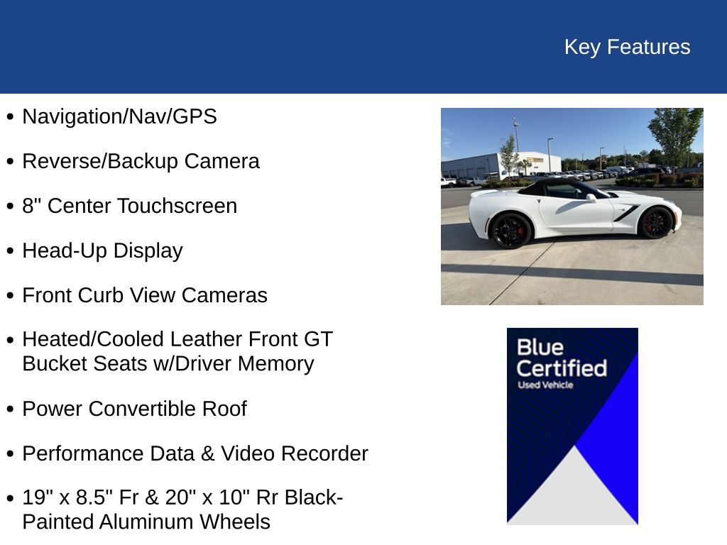 2018 Chevrolet Corvette Stingray Z51