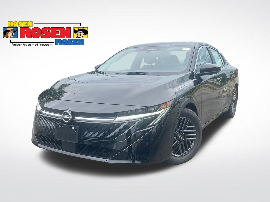 Super Black 2026 Nissan Sentra Sedan Front-Wheel Drive Continuously Variable Transmission