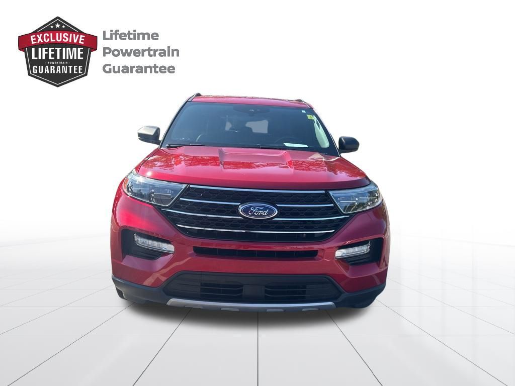 2020 Ford Explorer XLT Red at Matthews Motors of Wilmington