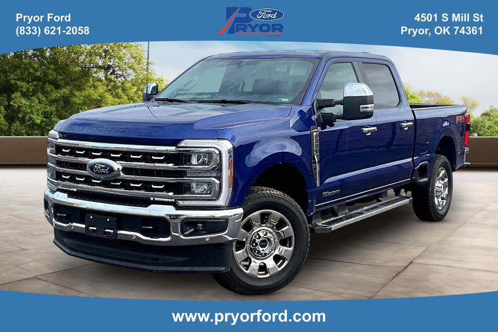 Blue Metallic 2026 Ford F-250 Super Duty Lariat Crew Cab 4WD Pickup Truck Four-Wheel Drive Automatic