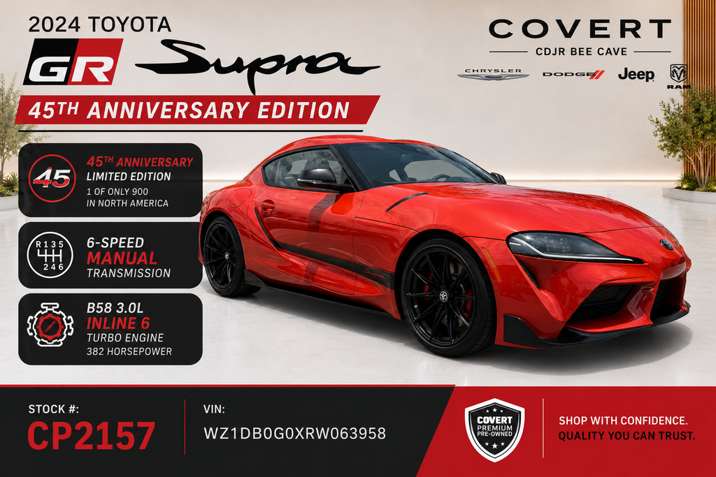 Mikan Blast 2024 Toyota Supra Coupe Rear-Wheel Drive 6-Speed Manual