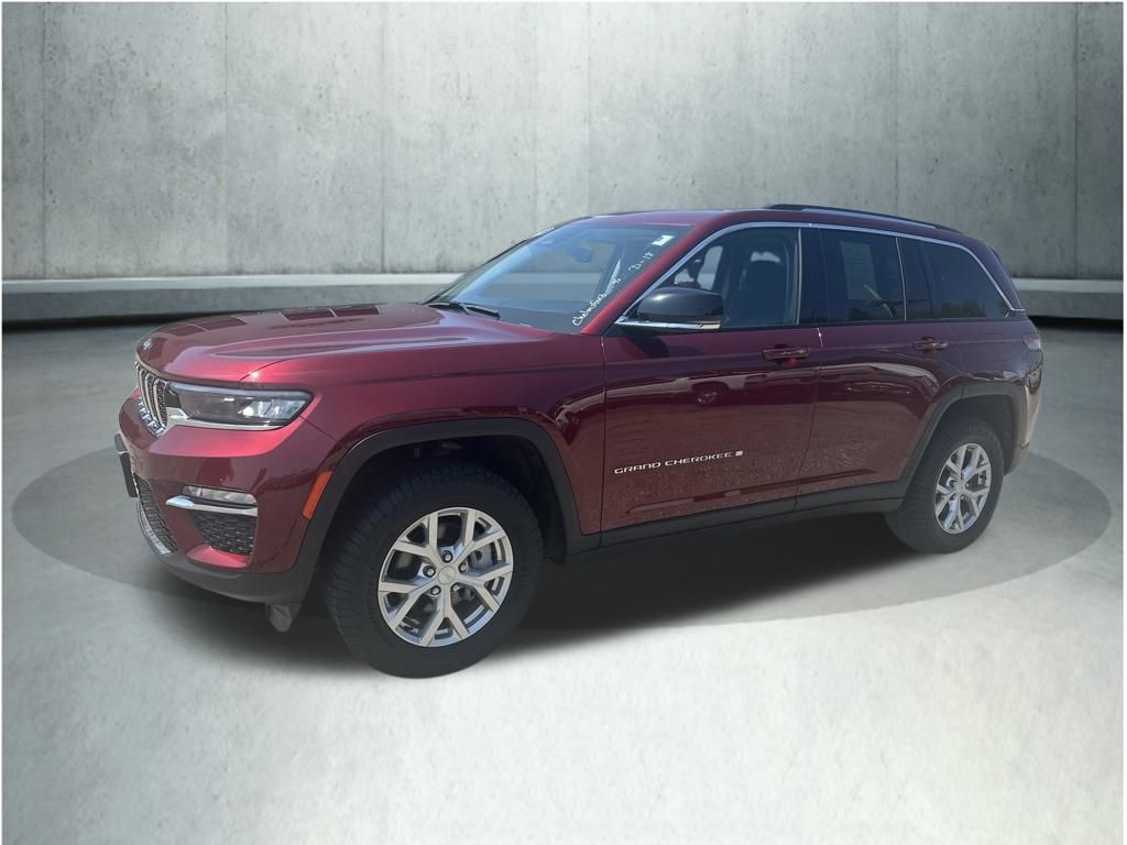 Velvet Red Pearlcoat 2023 Jeep Grand Cherokee SUV / Crossover Four-Wheel Drive 8-Speed Automatic