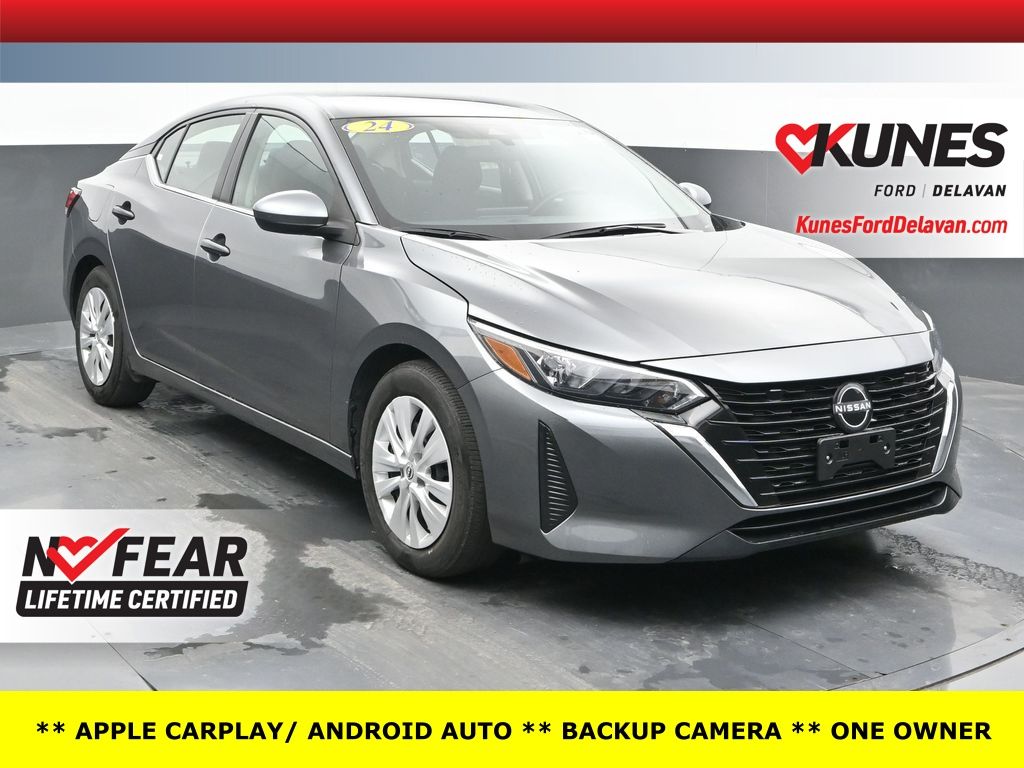 Gray (Gun Metallic) 2025 Nissan Sentra S FWD Sedan Front-Wheel Drive Continuously Variable Transmission