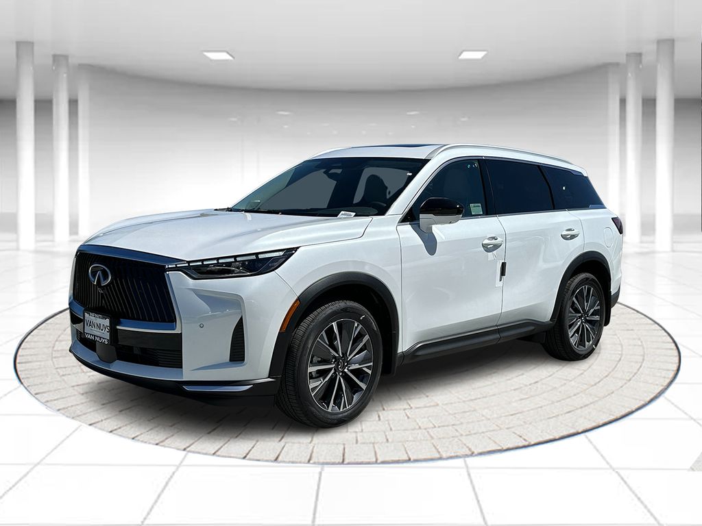 White 2027 INFINITI QX60 SUV / Crossover Front-Wheel Drive 9-Speed Automatic