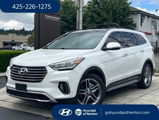 Monaco White 2019 Hyundai Santa Fe XL SUV / Crossover All-Wheel Drive 6-Speed Automatic