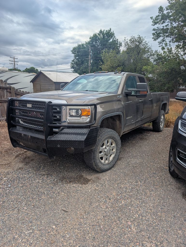 Bronze Alloy Metallic 2015 GMC Sierra 3500HD Pickup Truck Four-Wheel Drive 6-Speed Automatic Overdrive