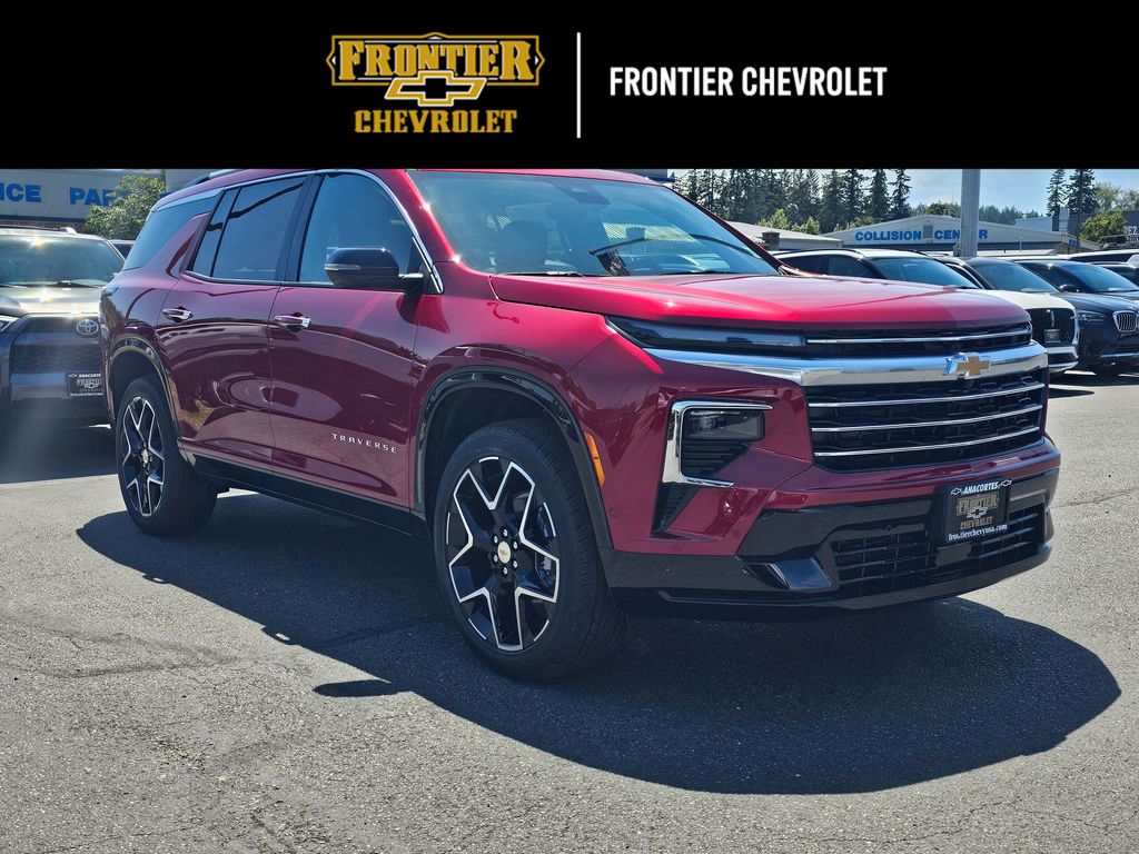 Radiant Red 2026 Chevrolet Traverse SUV / Crossover Four-Wheel Drive 8-Speed Automatic