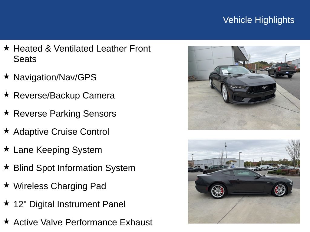 2024 Ford Mustang GT Premium Fastback