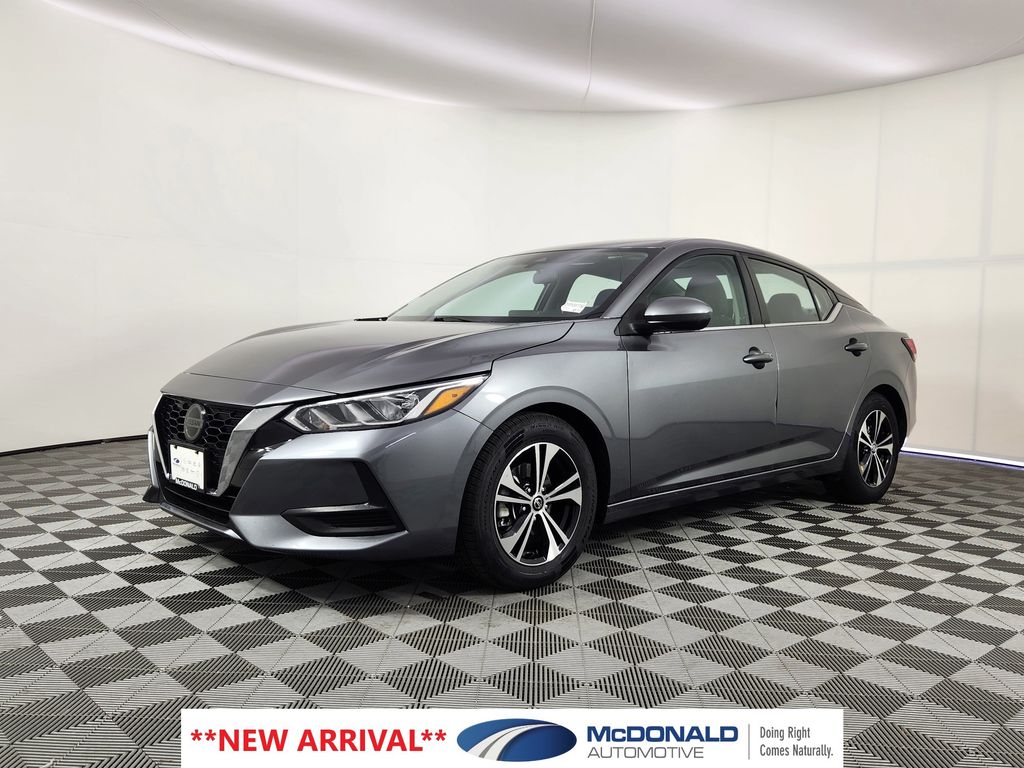 Gray (Gun Metallic) 2023 Nissan Sentra Sedan Front-Wheel Drive Continuously Variable Transmission