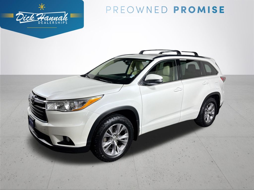White (Blizzard Pearl) 2015 Toyota Highlander SUV / Crossover Front-Wheel Drive 6-Speed Automatic Overdrive