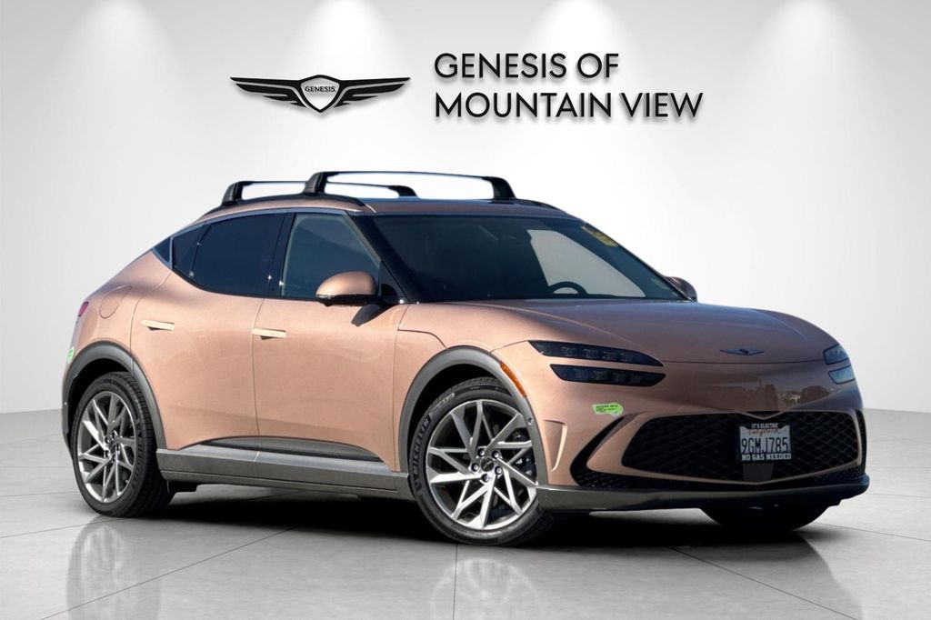 Red (Atacama Copper) 2023 Genesis GV60 Advanced AWD SUV / Crossover All-Wheel Drive 1-Speed Automatic