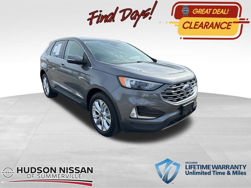 2022 Carbonized Gray Metallic Ford Edge Titanium SUV