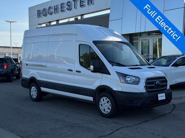 Oxford White 2022 Ford E-Transit 350 High Roof LB RWD Van Rear-Wheel Drive Automatic