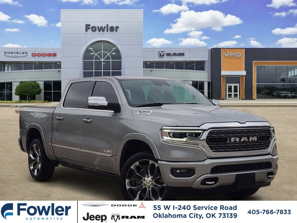 Billet Silver Metallic Clearcoat 2019 RAM 1500 Pickup Truck Four-Wheel Drive 8-Speed Automatic