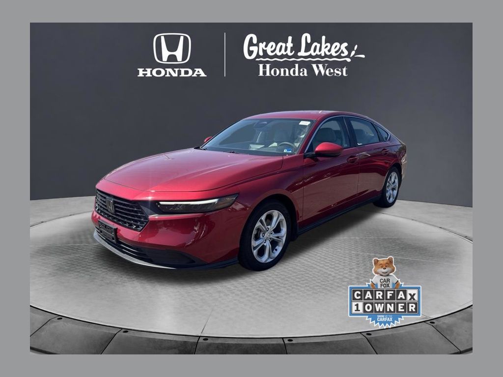 Radiant Red 2024 Honda Accord Sedan Front-Wheel Drive Continuously Variable Transmission