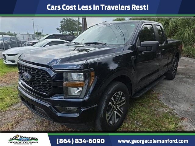 Antimatter Blue Metallic 2023 Ford F-150 Pickup Truck 4X2 Automatic
