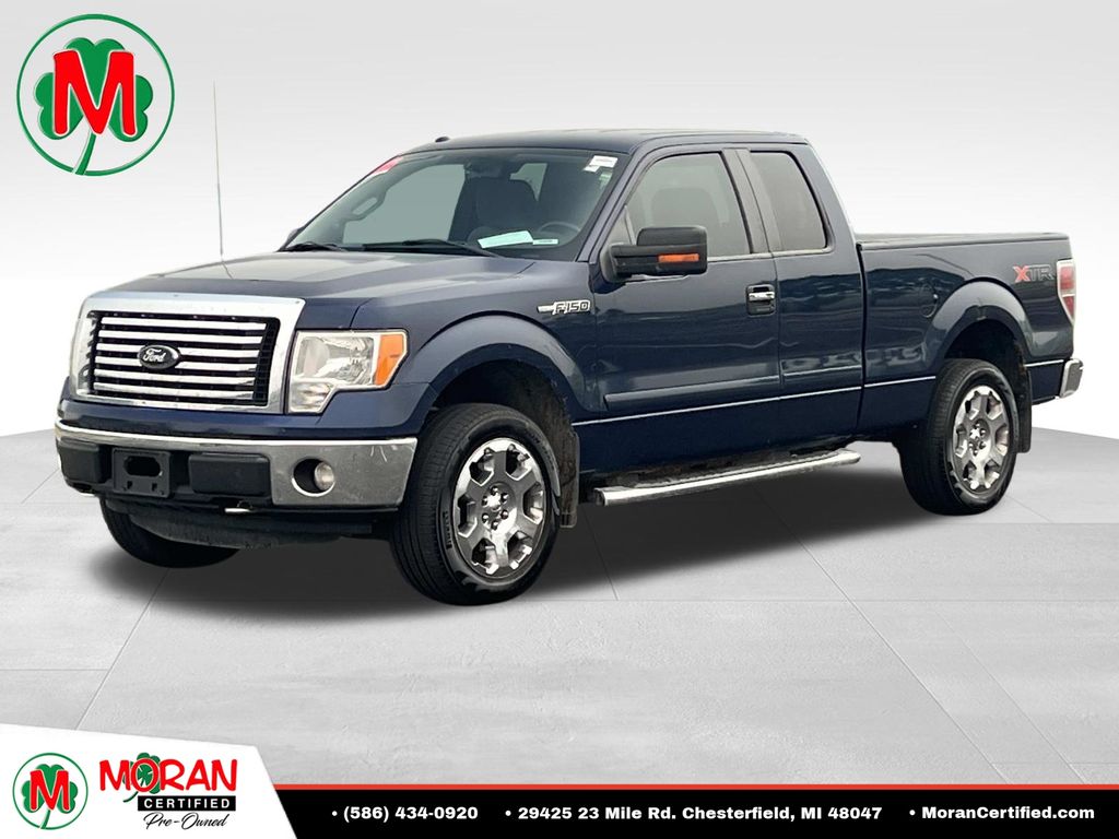 Dark Blue Pearl Metallic 2012 Ford F-150 Pickup Truck Four-Wheel Drive 6-Speed Automatic