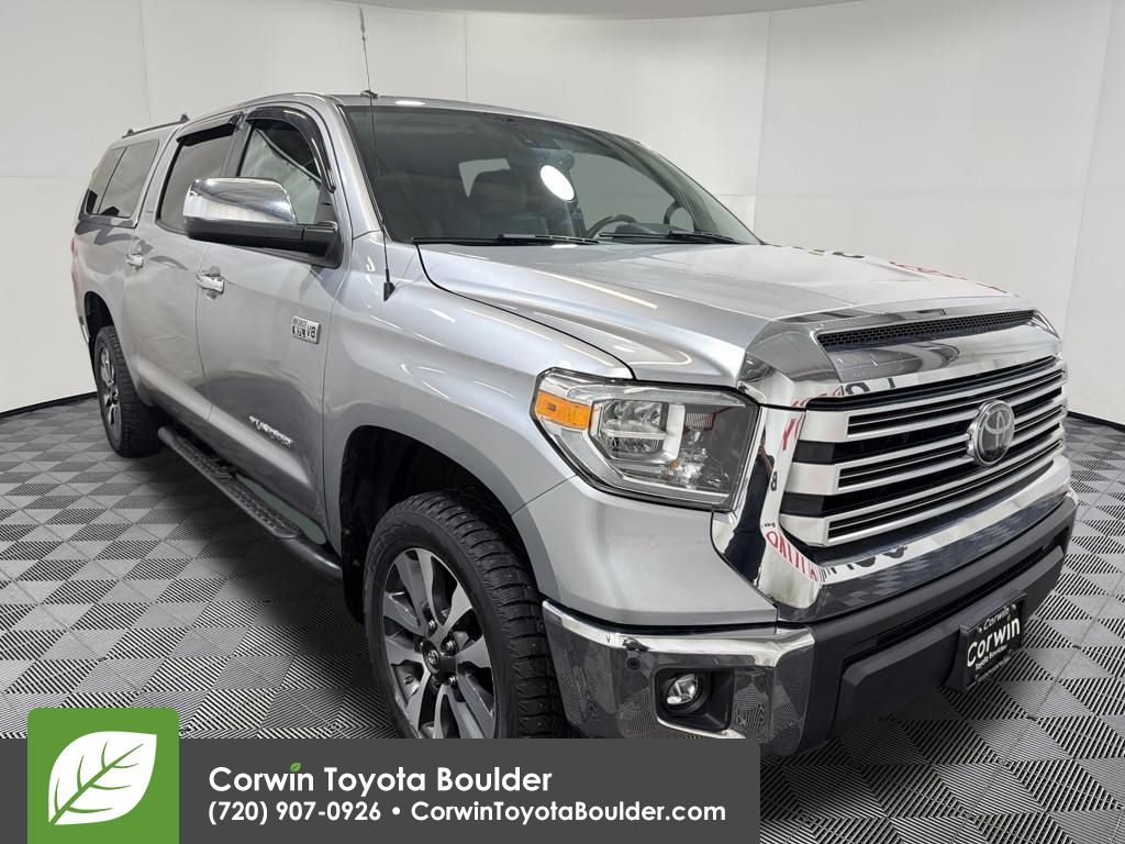 Silver Sky Metallic 2018 Toyota Tundra Pickup Truck Four-Wheel Drive 6-Speed Automatic Overdrive