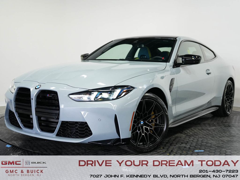 Gray (Brooklyn Grey Metallic) 2026 BMW M4 Coupe All-Wheel Drive 8-Speed Automatic