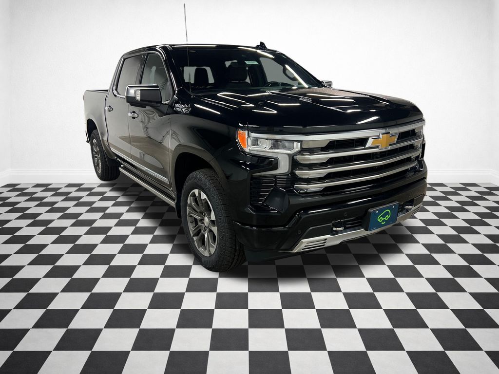 Black 2024 Chevrolet Silverado 1500 Pickup Truck Four-Wheel Drive Automatic