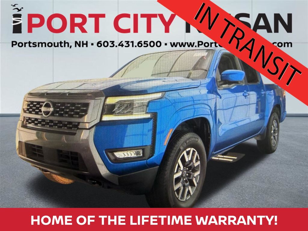 Bluestone Pearl 2025 Nissan Frontier Pickup Truck Four-Wheel Drive 9-Speed Automatic Overdrive
