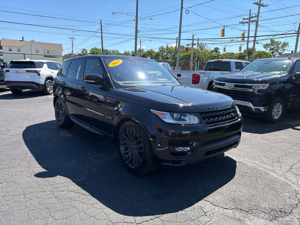 Black 2017 Land Rover Range Rover Sport SUV / Crossover All-Wheel Drive 8-Speed Automatic