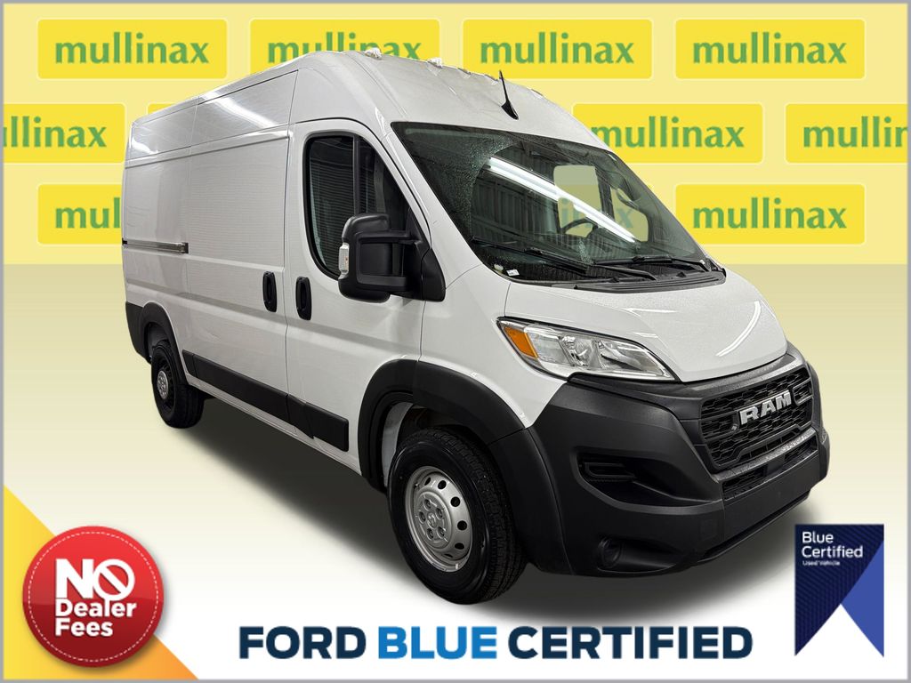 Bright White Clearcoat 2023 RAM ProMaster Van Front-Wheel Drive 9-Speed Automatic