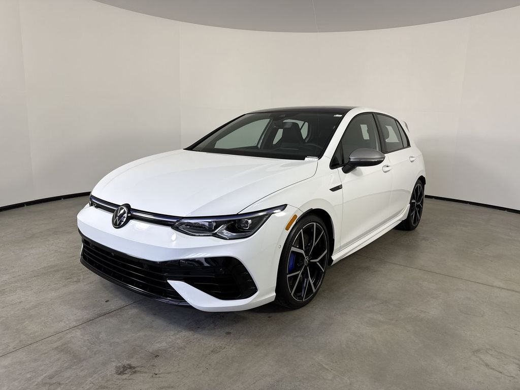 Pure White 2022 Volkswagen Golf R 2.0T 4Motion AWD Hatchback All-Wheel Drive 7-Speed Dual Clutch