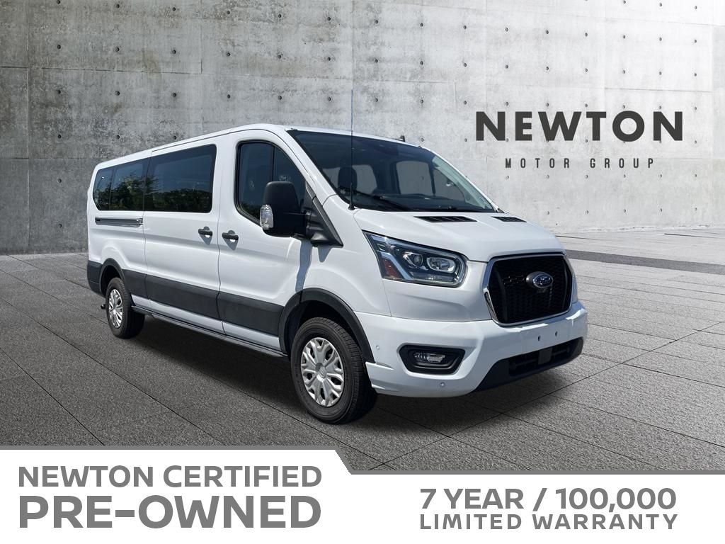 Oxford White 2023 Ford Transit Passenger Van Rear-Wheel Drive 