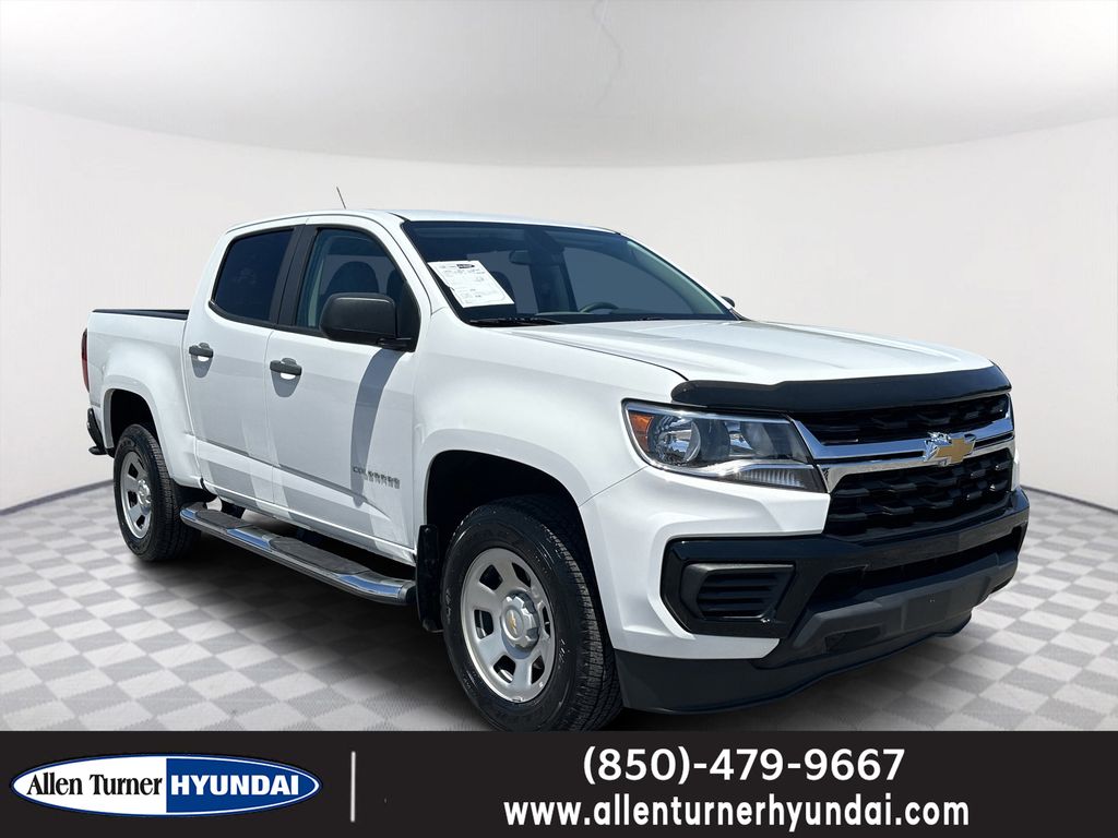Summit White 2022 Chevrolet Colorado Work Truck Crew Cab RWD Pickup Truck 4X2 6-Speed Automatic