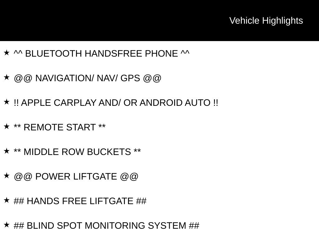 Used Car 2025 Jeep Grand Cherokee L  Summit For Sale Under $60,000 In Taylor, Texas