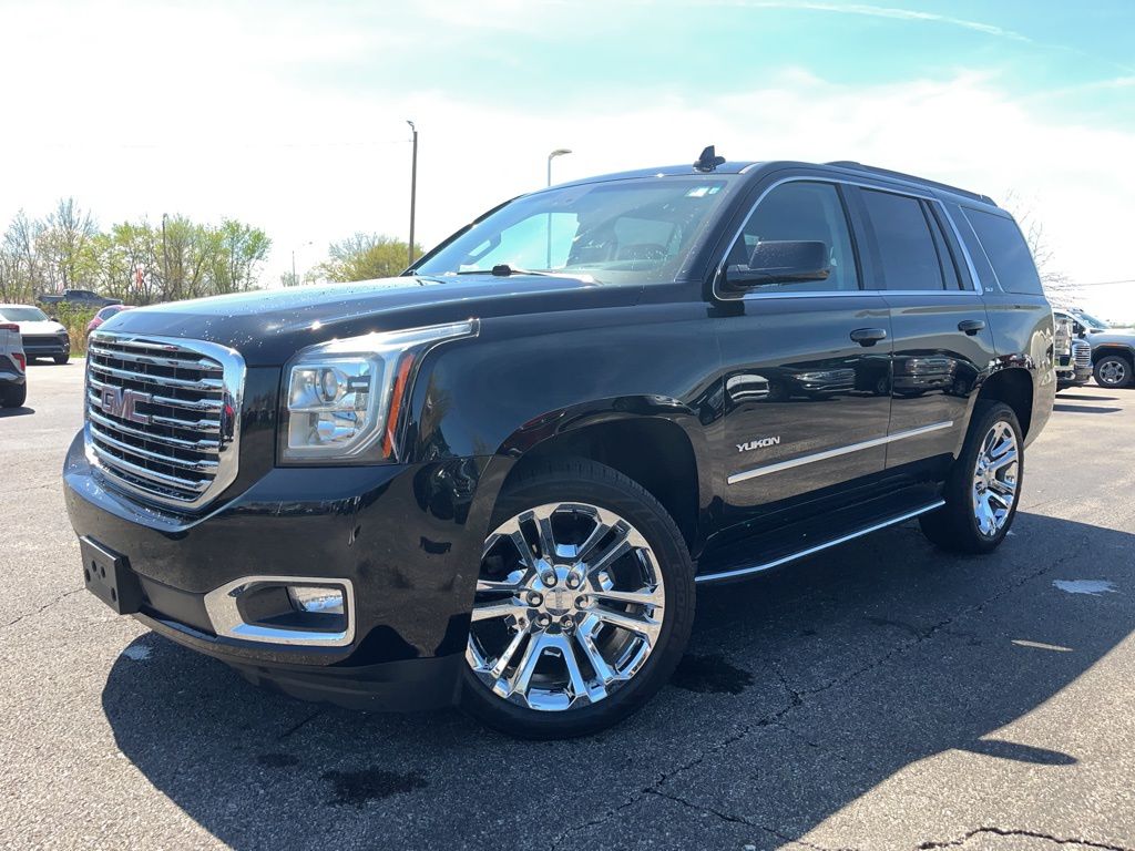 Onyx Black 2018 GMC Yukon SLT 4WD SUV / Crossover Four-Wheel Drive 6-Speed Automatic Overdrive