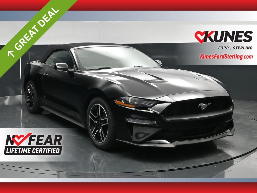Shadow Black 2022 Ford Mustang Convertible Rear-Wheel Drive Automatic