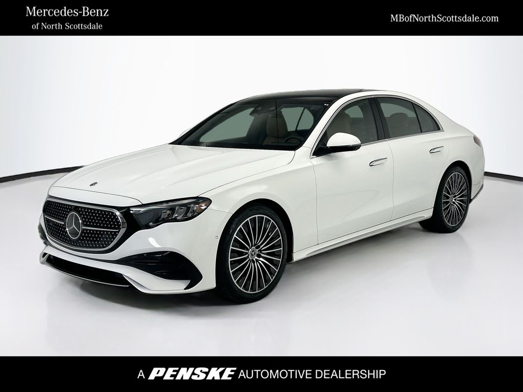 Polar White 2026 Mercedes-Benz E-Class E 350 RWD Sedan Rear-Wheel Drive 9-Speed Automatic