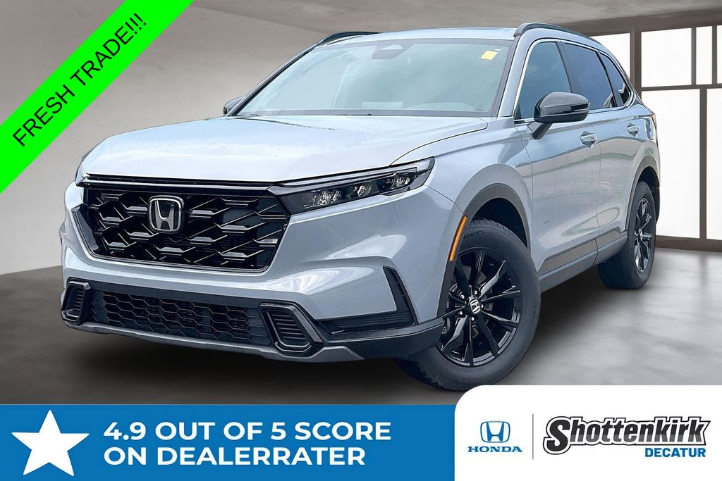 Urban Gray Pearl 2024 Honda CR-V Hybrid SUV / Crossover All-Wheel Drive Continuously Variable Transmission