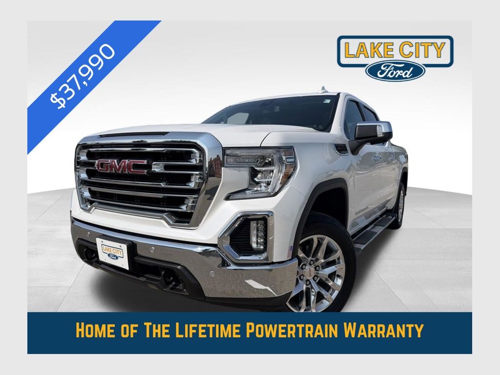 White Frost Tricoat 2020 GMC Sierra 1500 Pickup Truck Four-Wheel Drive Automatic