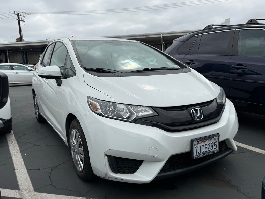 White Orchid Pearl 2015 Honda Fit LX Hatchback Front-Wheel Drive Continuously Variable Transmission