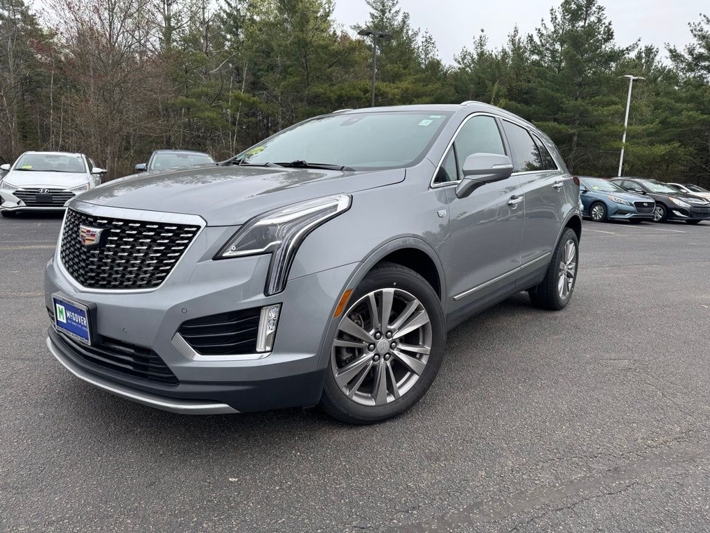 Argent Silver Metallic 2024 Cadillac XT5 Premium Luxury AWD SUV / Crossover Four-Wheel Drive 9-Speed Automatic