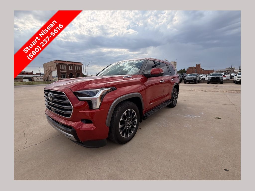 Red Metallic 2025 Toyota Sequoia SUV / Crossover Four-Wheel Drive Automatic