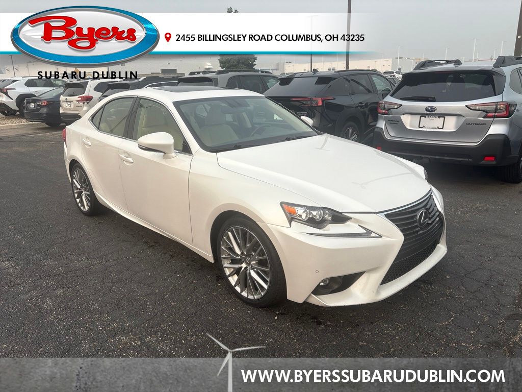 White Pearl 2016 Lexus IS Sedan All-Wheel Drive 6-Speed Automatic